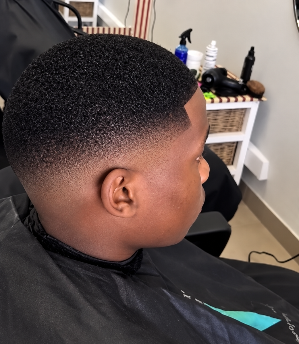 Brush fade with dye