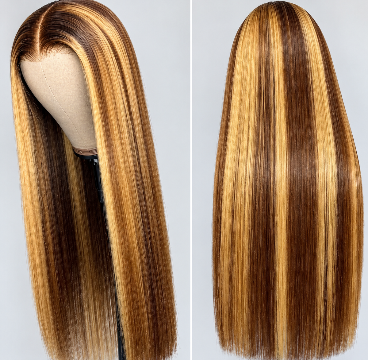 Wig coloring bleach brown