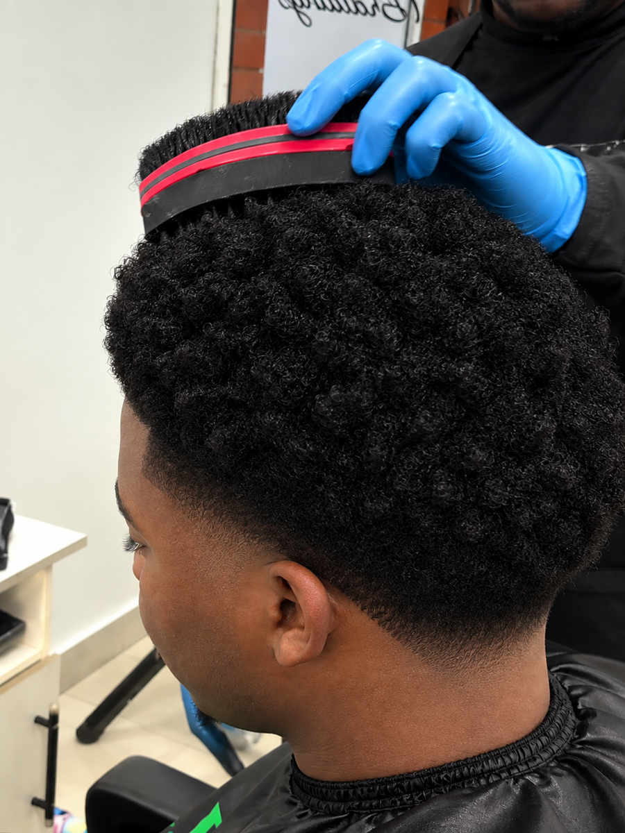 Tapper fade with dye